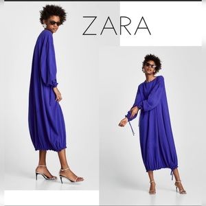 Zara Blue Modern Maxi Dress